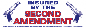 Insured by the Second Amendment logo