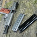 Ruger SR1911 10mm pistol with MecGar magazines