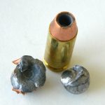 Double Tap cartridge and 135-grain bullet with 95-grain lead ball