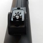 Ghost ring sight on a shotgun