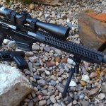 Ruger 6.5 Creedmoor rifle was equipped with a Nikon .308 optic and Atlas bipod and monopod