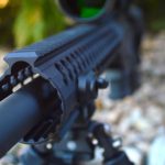 View of the Ruger RPR from the front handguard
