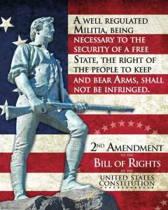 Minuteman in from of the Second Amendment for reciprocity