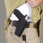 Galco Double TIme holster worn outside of the pants