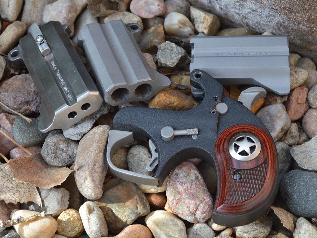 Bond Arms Ranger with three barrel sets