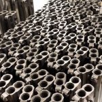 A batch of 410-45 Colt barrels in final inspection