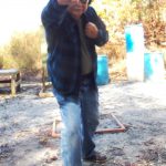 Delivering the blow with a handgun
