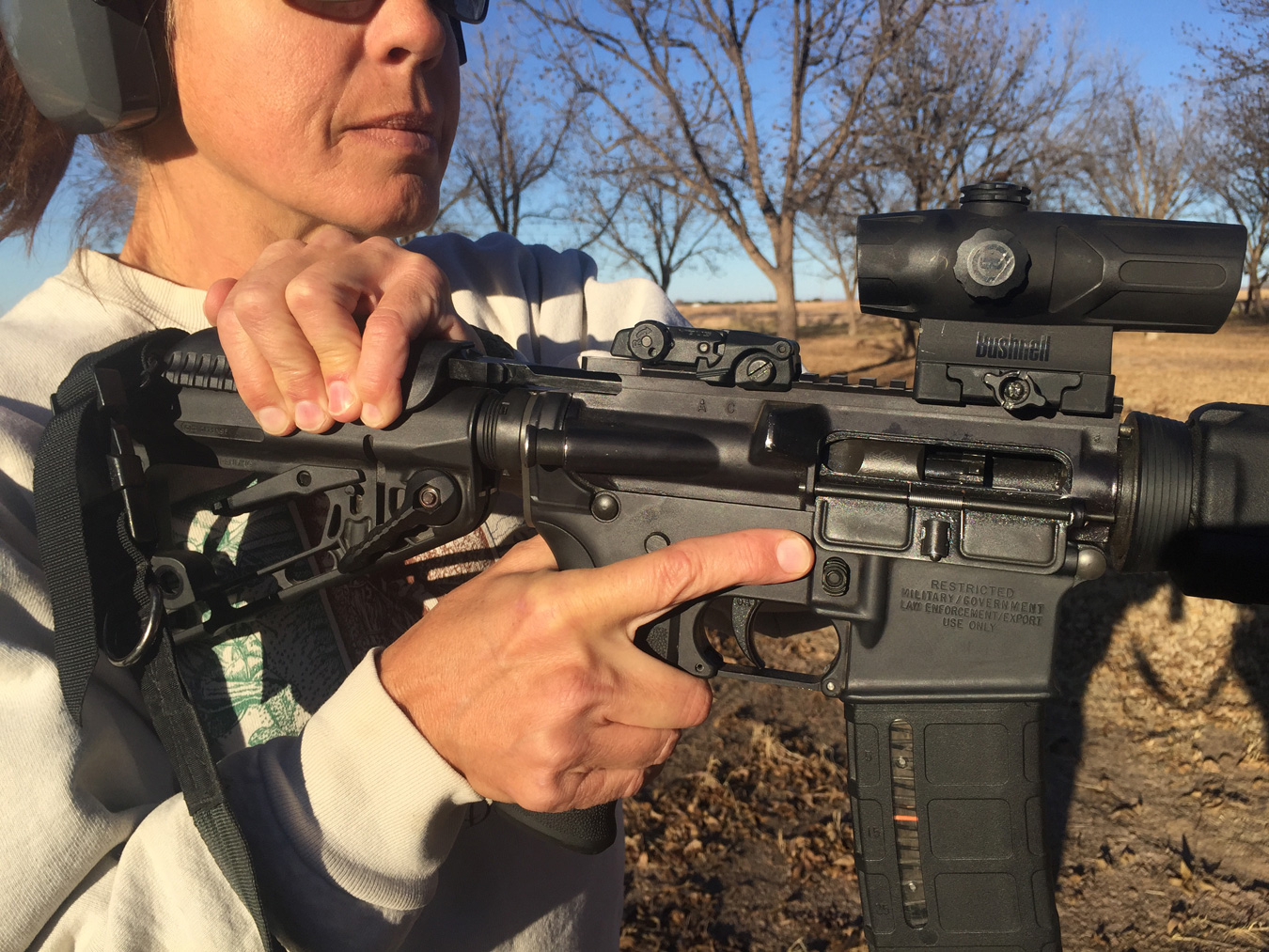 Charging an AR-15 with the HABU