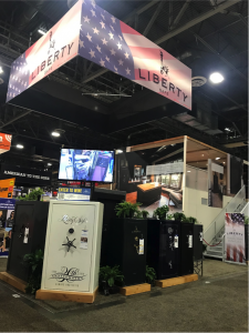 Liberty safe booth 2018 SHOT Show