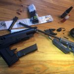 CAA Micro Roni disassembled with tools