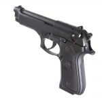 Beretta M9 pistol, left profile quartering away