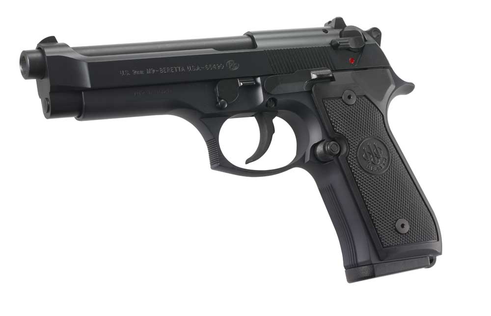 Beretta M9 pistol, left profile