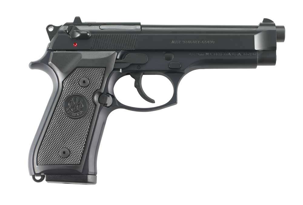 Beretta M9 pistol, right profile