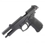 Beretta M9 pistol with the slide locked to the rear