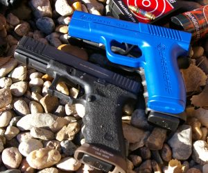 LaserLyte pistol, Reaction Tyme Trainer and Glock pistol