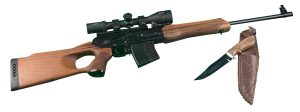 AK Rifle & Knife