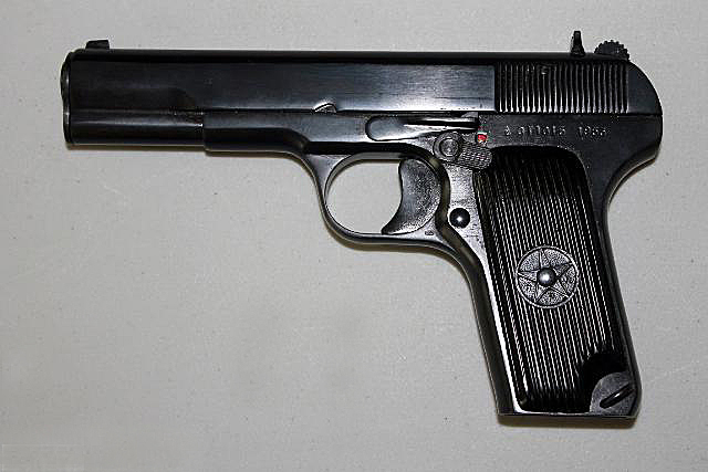 Romanian Tokarev pistol left profile