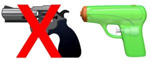 gun emojis