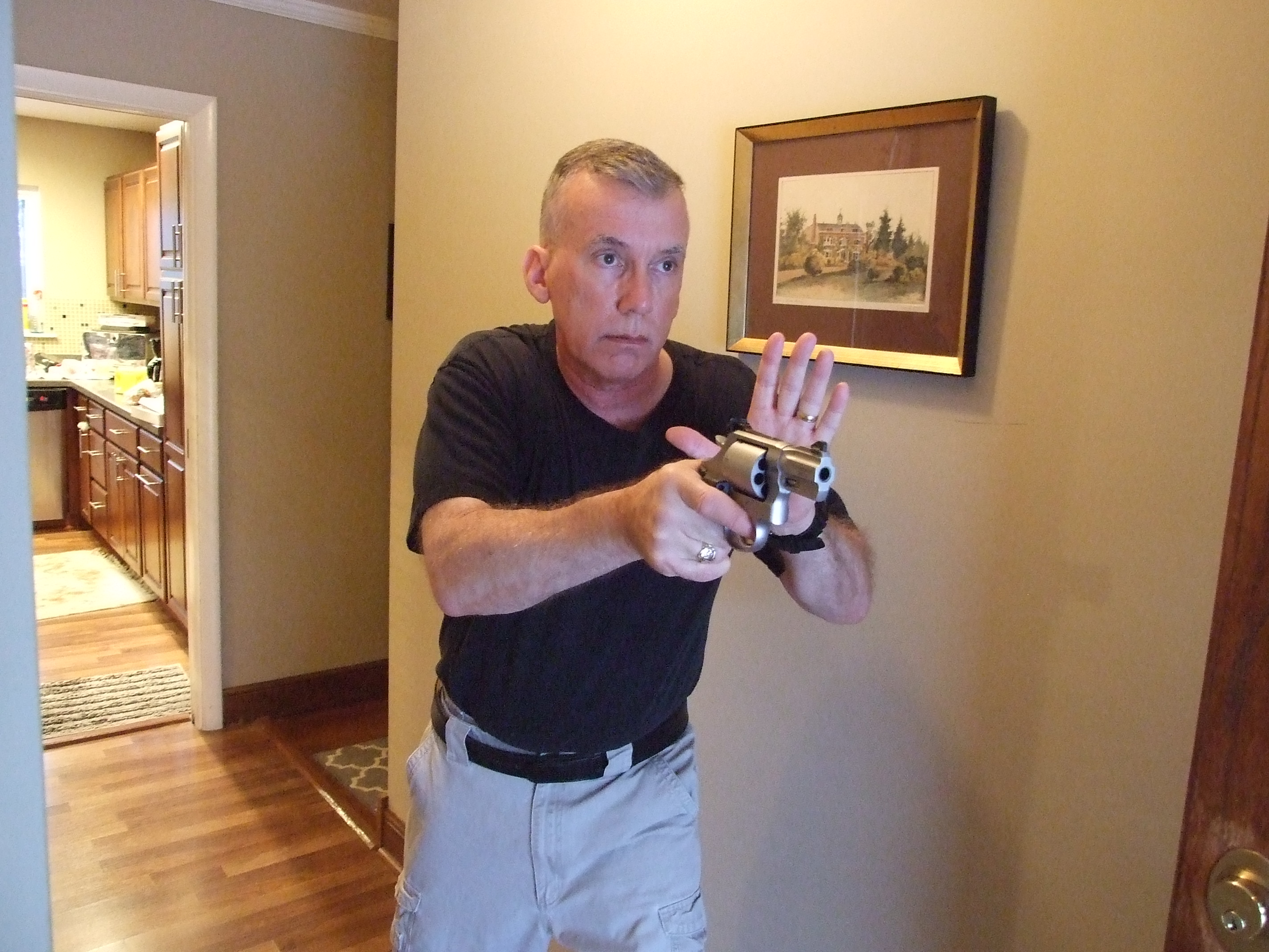 Defending the home with a revolver