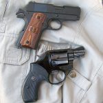 Springfield 1911 and Smith and Wesson .38