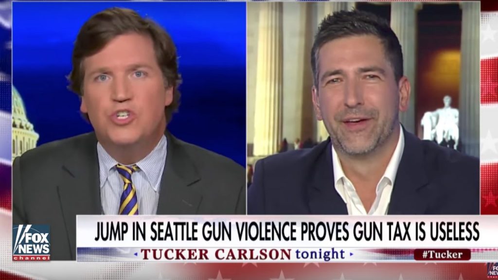 Tucker Carlson Seattle Gun tax