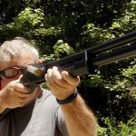 Bob Campbell shooting a Remington Model 870 Tactical Magpul shotgun