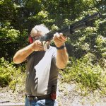 Bob Campbell shooting a Remington Model 870 Tactical Magpul shotgun