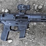 Wilson Combat AR9 with Aimpoint red dot scope