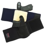 Galco Ankle Lite holster with front and back view