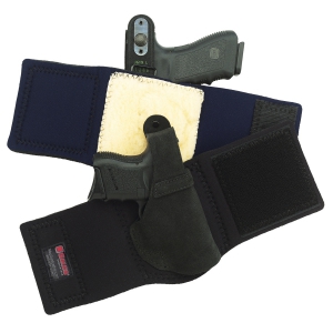 Galco Ankle Lite holster with front and back view