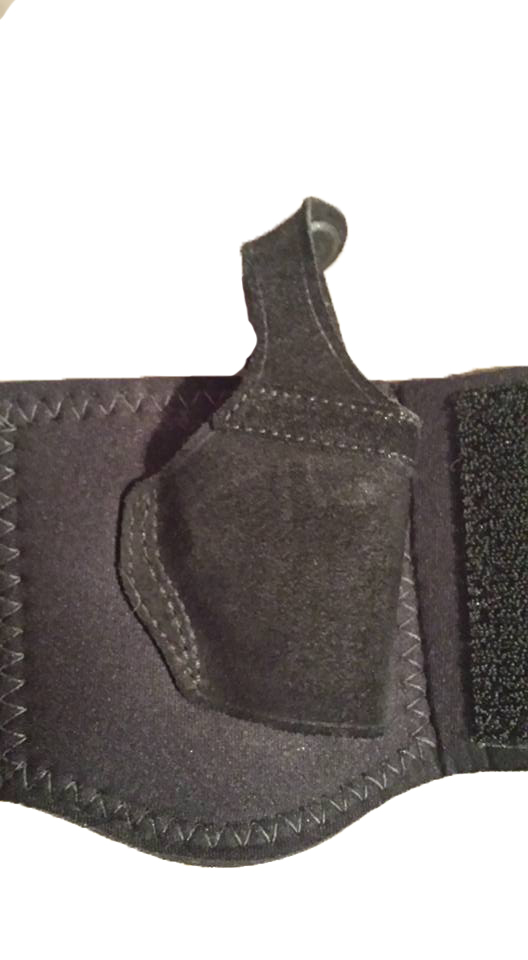 retention strap on the Galco Ankle Lite holster