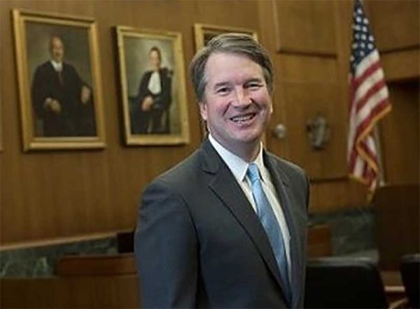 Judge Brett Kavanaugh at the White House nomination announcement