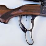 Lever action Savage 300 with open bolt