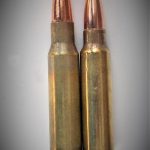 .308 Winchester, left and .300 Savage cartridge, right