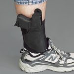 Galco Ankle Lite holster around a man's leg