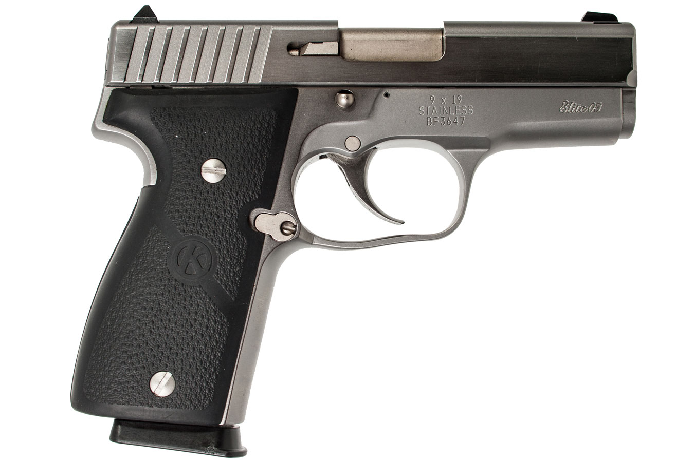 Kahr K9 Elite pistol 9mm right profile