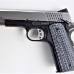 1911 pistol cocked and locked