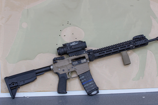 FLIR PTS-233 on AR-15 rifle