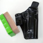 Galco N3 holster and cleaning sponge