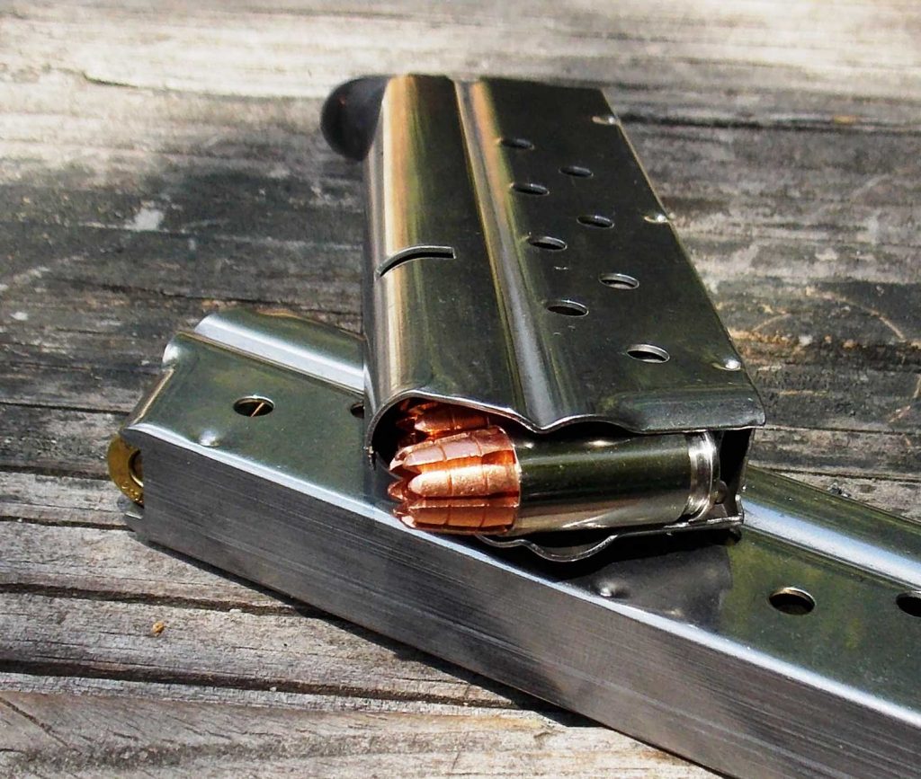 9mm magazines loaded with RIP ammunition