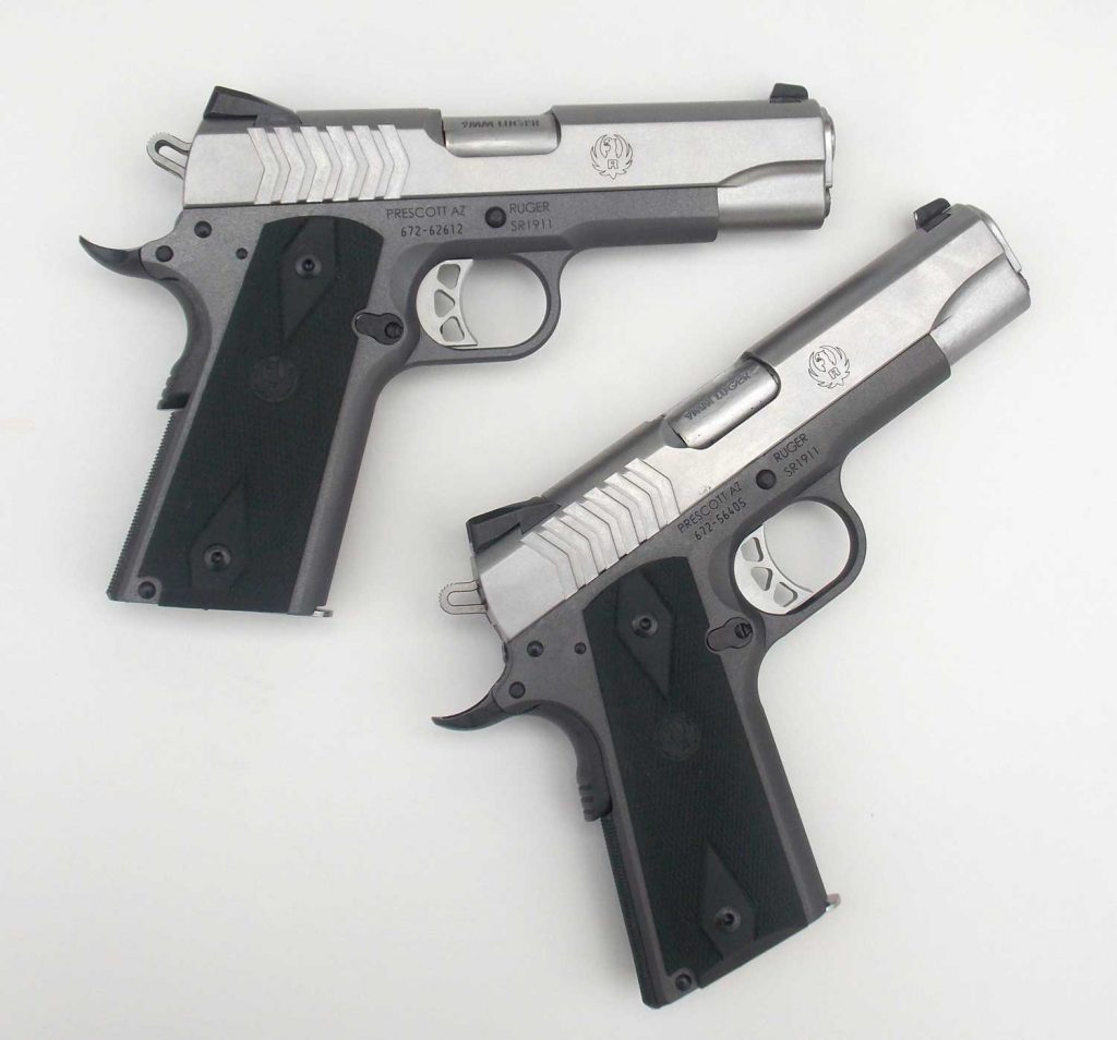 Two Ruger SR1911 pistols