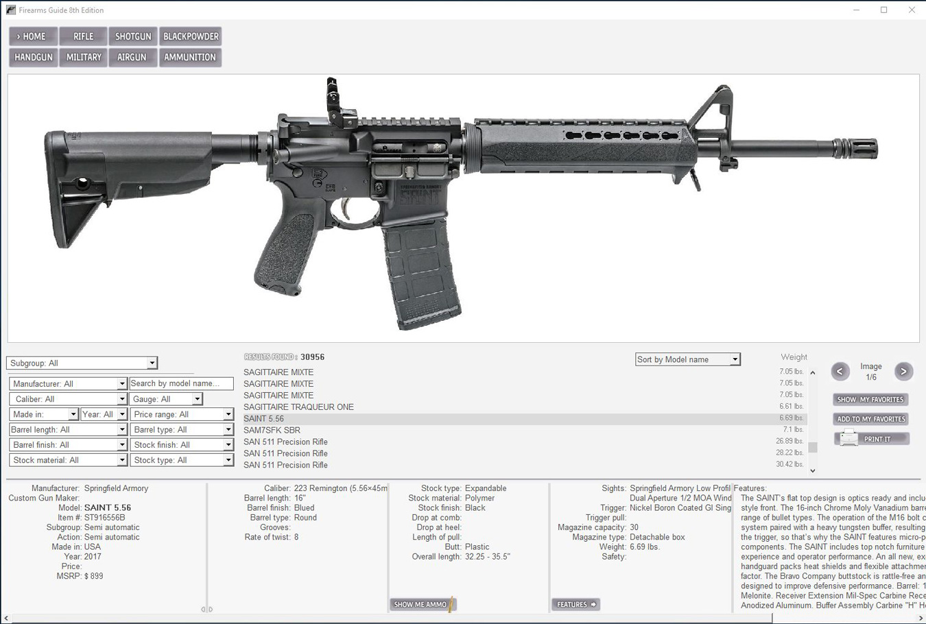 Firearms Guide AR-15 schematic