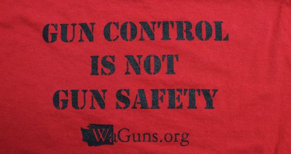 Gun control is not gun safety t-shirt