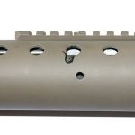 Gas block protruding from a Keymod handguard