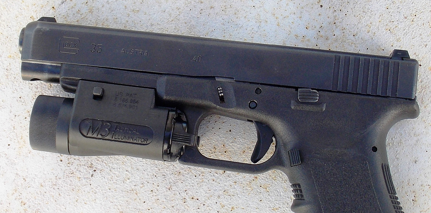 Glock Model 35 with Insight combat light