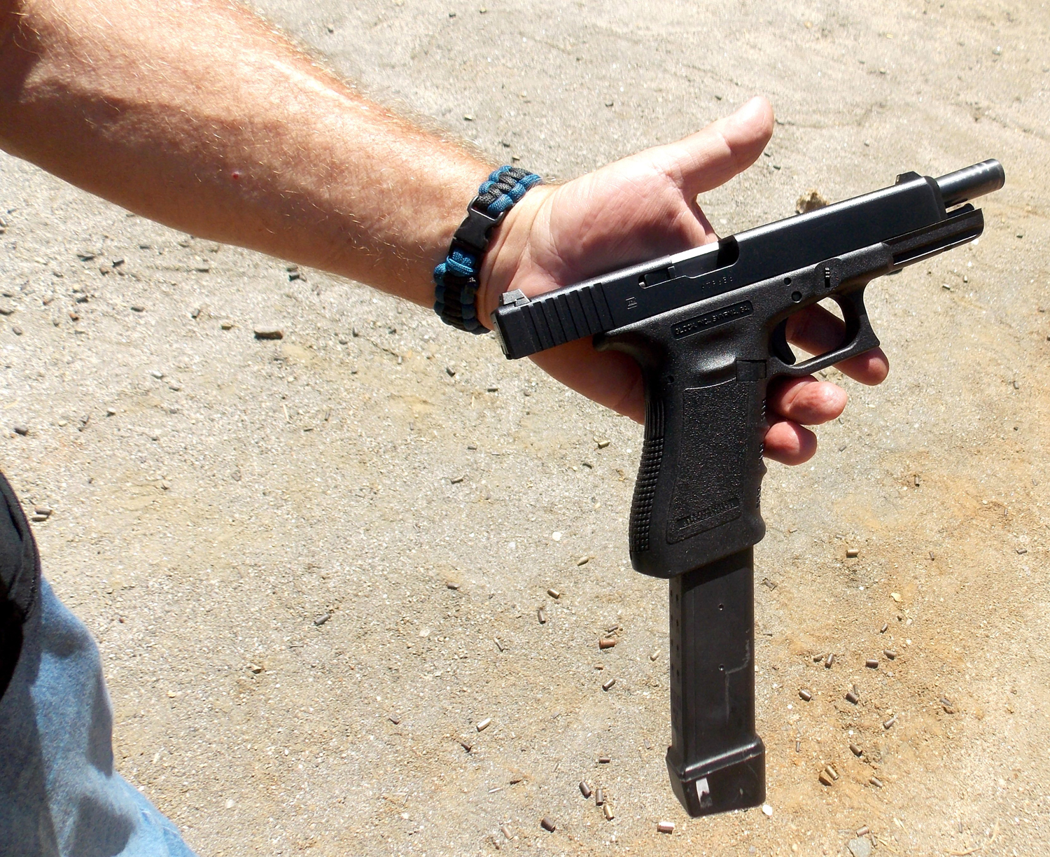 Glock 35 with extended magazine