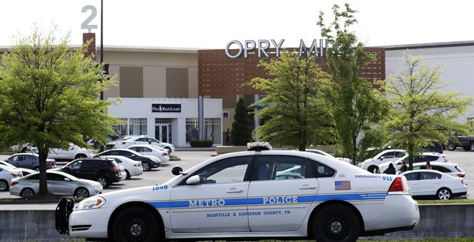 Clay County sheriff car at the scene of a crime