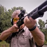 Bob Campbell shooting the Remington 870 shotgun