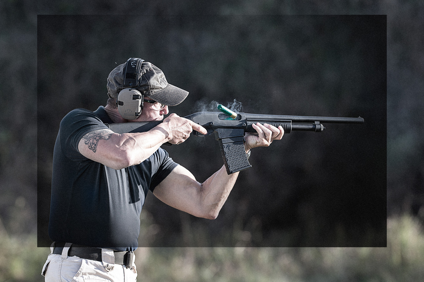 shooting the Remington 870DM