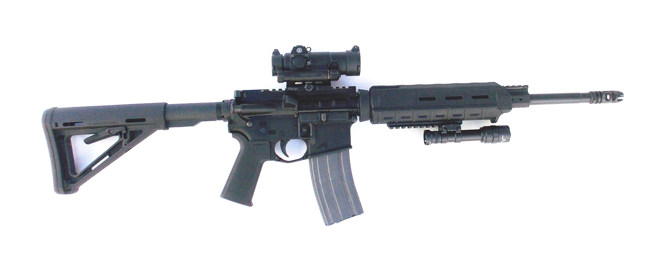 SIG Romeo 7 on top of an AR-15